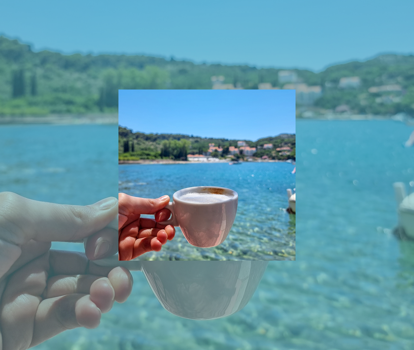 Coffee by the sea