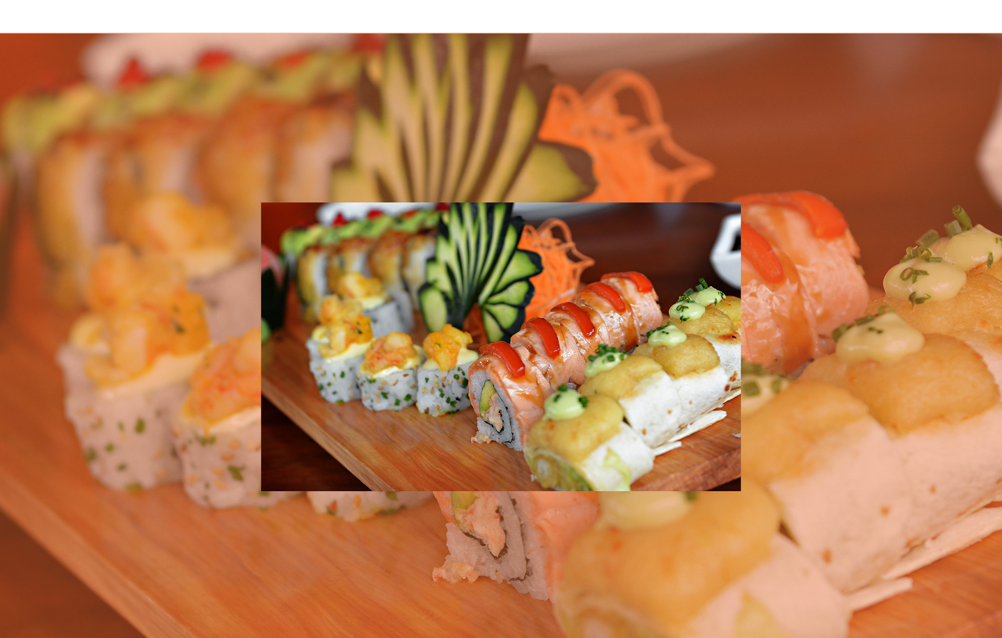 Rolling Rice sushi spread